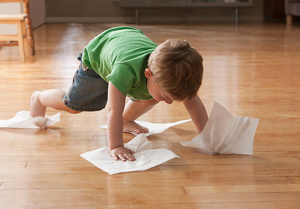 Kid floor cleaning | Thornton Flooring